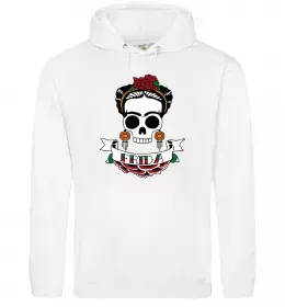 Мужская толстовка (худи) Frida Белый фото