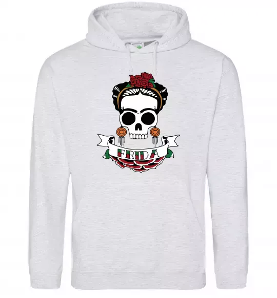 Жіноча толстовка (худі) Frida Сірий меланж фото