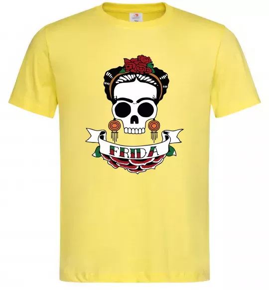 Чоловіча футболка Frida Лимонний фото