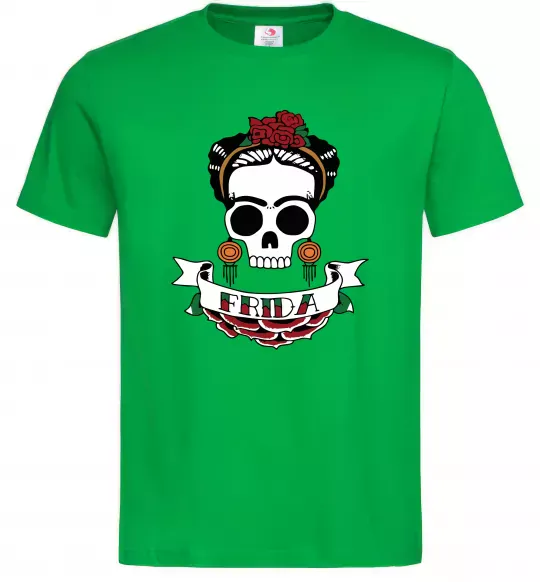 Чоловіча футболка Frida Зелений фото