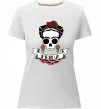 Жіноча преміум футболка Frida Білий фото