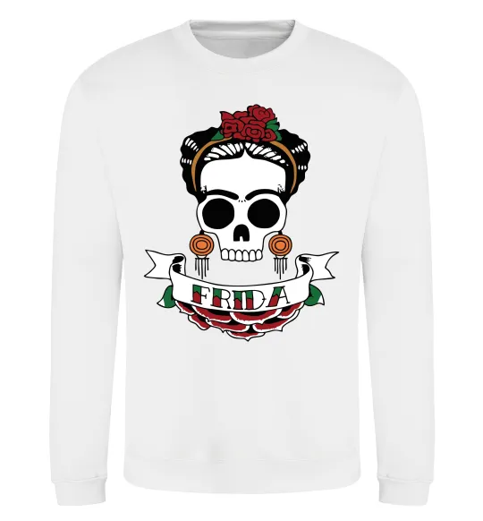Свитшот Frida Белый фото