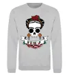 Свитшот Frida Серый меланж фото
