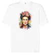 Футболка Оверсайз Фріда Кало портрет Білий фото