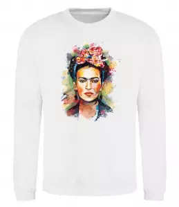 Світшот Фріда Кало портрет Білий фото