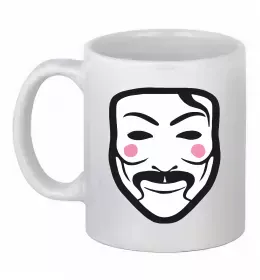 Чашка керамічна Анонімус Білий фото