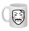 Чашка керамическая Анонімус Белый фото