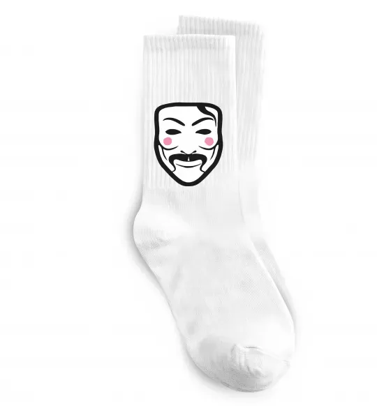 Носки Анонімус Белый фото
