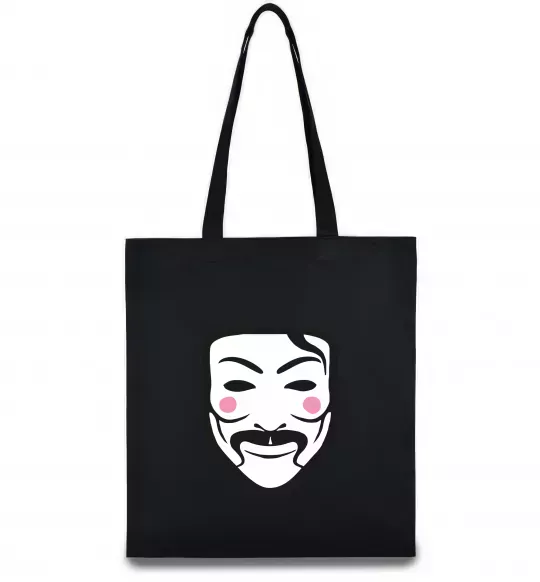 Эко-сумка Анонімус Черный фото