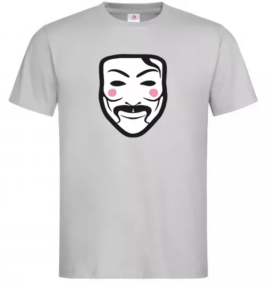 Мужская футболка Анонімус Серый фото