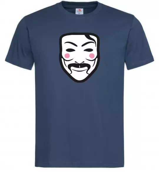 Мужская футболка Анонімус Темно-синий фото