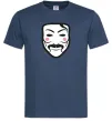 Мужская футболка Анонімус Темно-синий Мужская футболка Анонімус Темно-синий фото