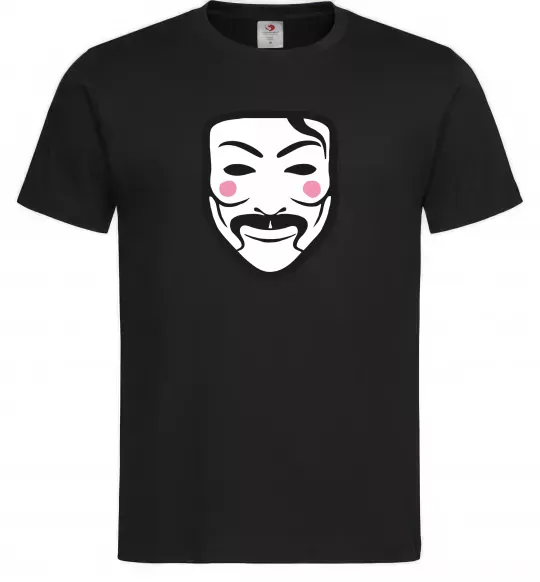 Мужская футболка Анонімус Черный фото