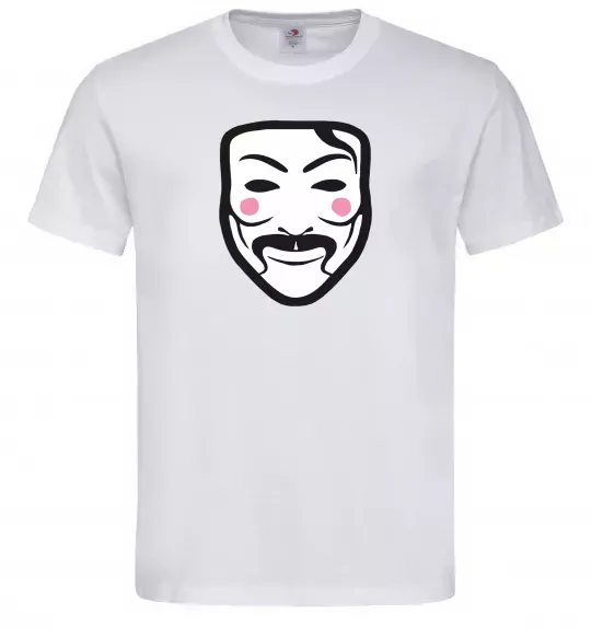 Мужская футболка Анонімус Белый фото