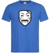 Мужская футболка Анонімус Ярко-синий Мужская футболка Анонімус Ярко-синий фото