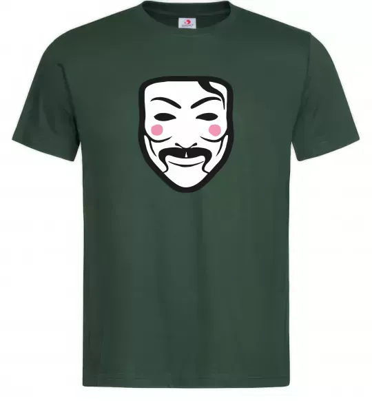 Мужская футболка Анонімус Темно-зеленый фото