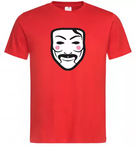 Мужская футболка Анонімус Красный фото