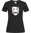 Жіноча футболка Анонімус Чорний фото