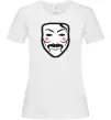 Жіноча футболка Анонімус Білий фото