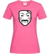 Жіноча футболка Анонімус Яскраво-рожевий фото