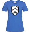 Жіноча футболка Анонімус Яскраво-синій фото