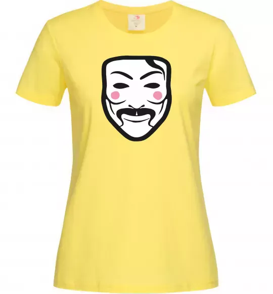Жіноча футболка Анонімус Лимонний фото