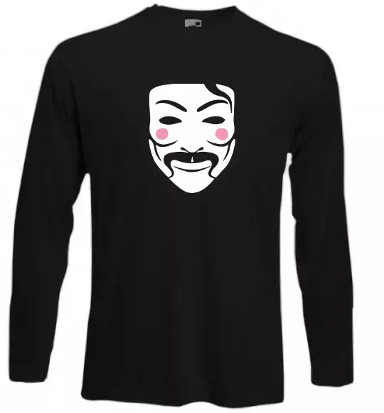 Лонгслив Анонімус Черный фото