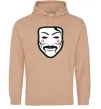Чоловіча толстовка (худі) Анонімус Пісочний фото