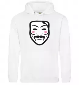 Женская толстовка (худи) Анонімус Белый фото