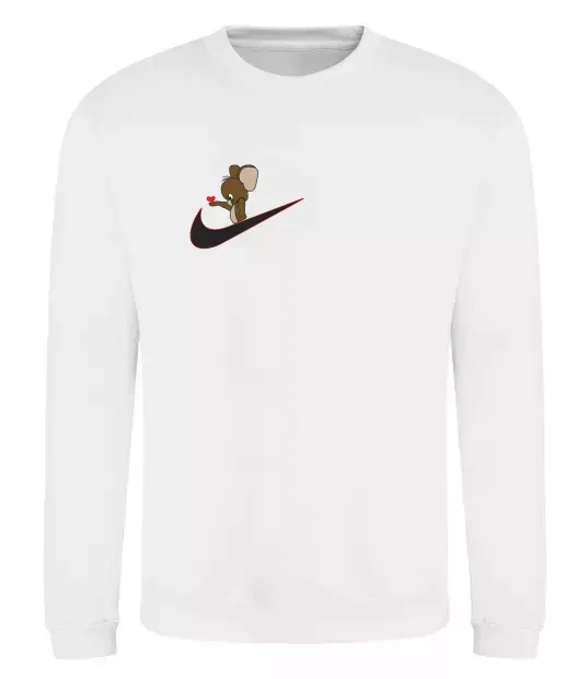 Свитшот Джері парна ВИШИВКА Белый фото