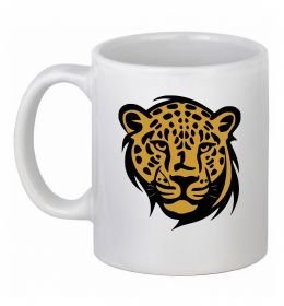 Чашка керамическая Леопард