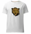 Чоловіча преміум футболка Леопард Білий фото