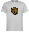 Мужская футболка Леопард Серый фото
