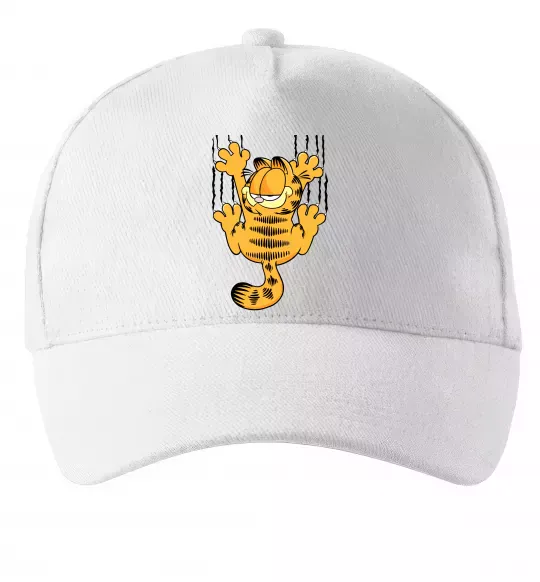 Кепка Гарфілд Білий фото