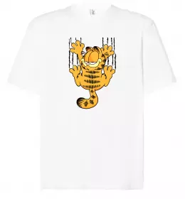 Футболка Оверсайз Hello kitty in caps Белый фото