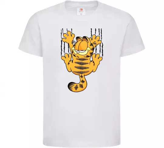 Детская футболка Гарфілд Белый фото