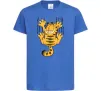 Детская футболка Гарфілд Ярко-синий Детская футболка Гарфілд Ярко-синий фото