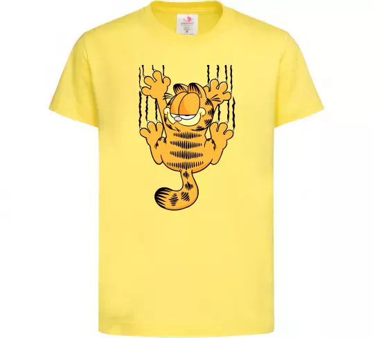 Детская футболка Гарфілд Лимонный фото