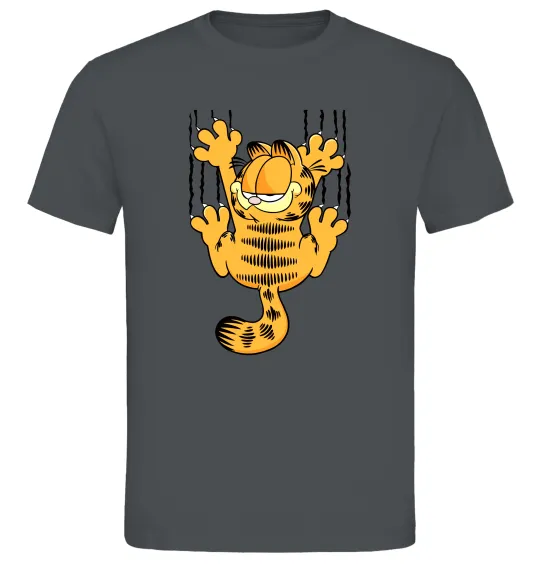 Чоловіча футболка Гарфілд Графіт фото