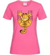Женская футболка Гарфілд Ярко-розовый Женская футболка Гарфілд Ярко-розовый фото