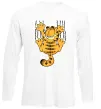 Лонгслив Гарфілд Белый фото