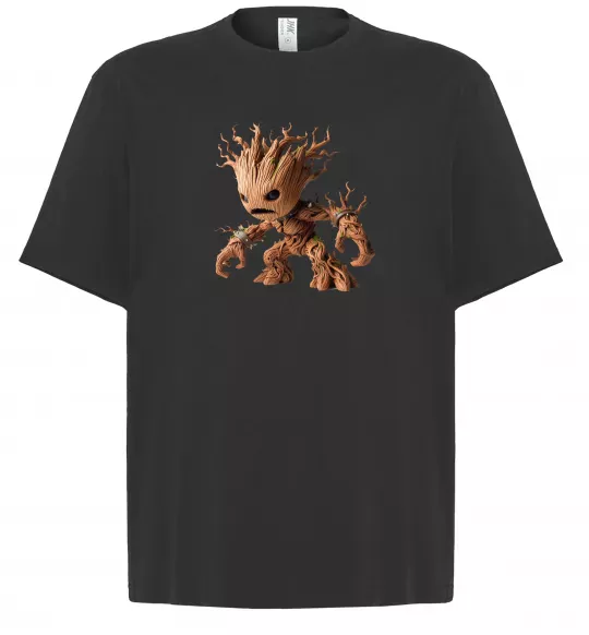 Футболка Оверсайз Злий Грут Чорний фото