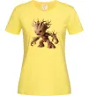 Жіноча футболка Злий Грут Лимонний фото