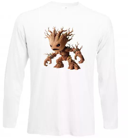 Лонгслив Злий Грут Белый фото