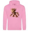 Мужская толстовка (худи) Злий Грут Розовый фото