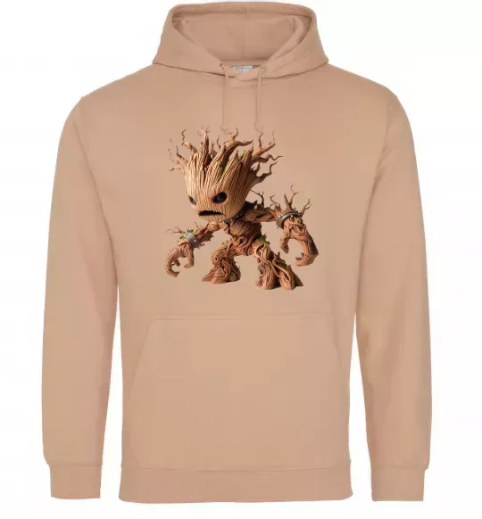 Жіноча толстовка (худі) Злий Грут Пісочний фото