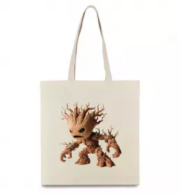 Эко-сумка Злий Грут Бежевый фото