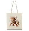 Эко-сумка Злий Грут Бежевый Эко-сумка Злий Грут Бежевый фото
