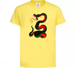 Детская футболка Змія Лимонный фото