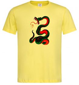 Мужская футболка Змія